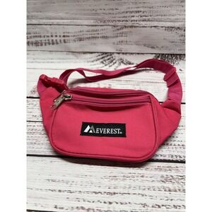 Everest Fanny Waist Pack Hot Pink 3 Zipper Pockets Adjustable Strap #044KD-HPK